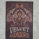 Poster „Velvet Rumours" - gedeckte Farben